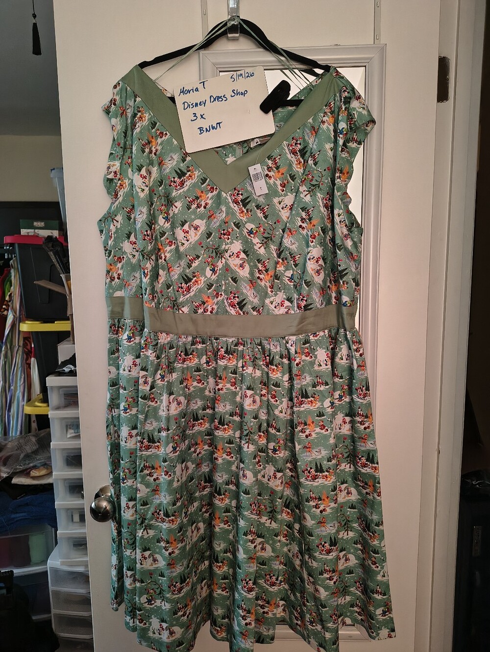 Disney Dress Shop Christmas Winter Holidays 2017 dress 3x BNWT